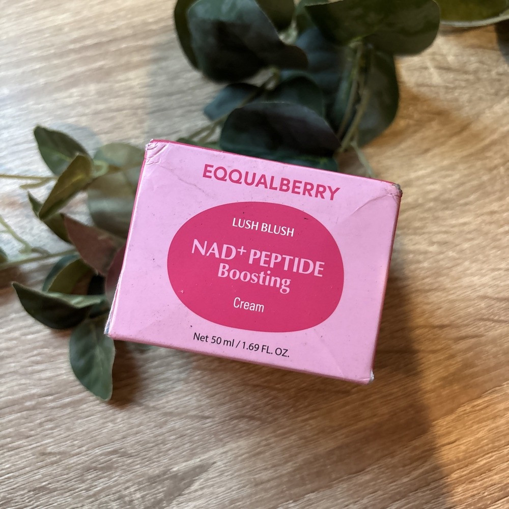EQQUALBERRY Lush Blush NAD+ Peptide Cream Moisturizer 50ml Anti-Aging Face